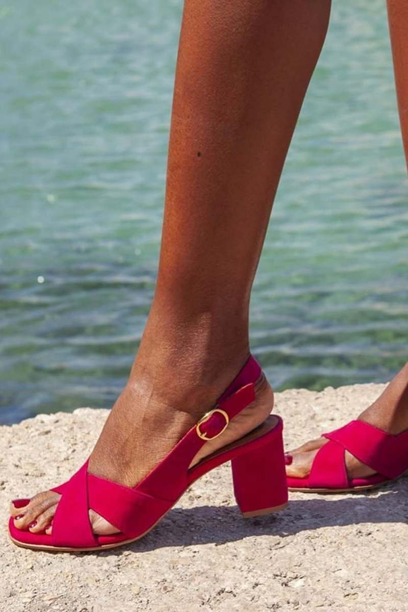 Celiane™ | Women's Crossover Block Heel Sandals