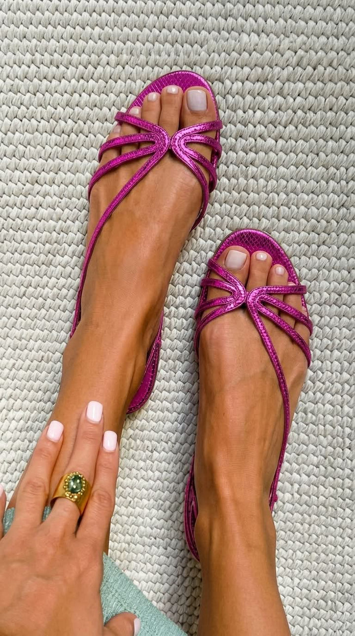 Camille™ | Women's Metallic-Inspired Sandals