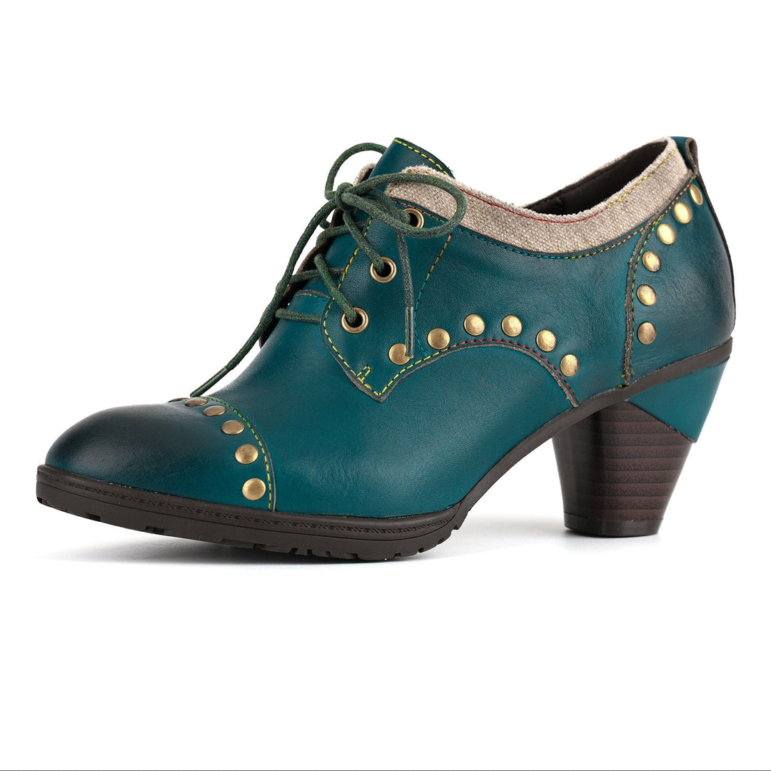 Olexa | Women's Studded Oxford Heels