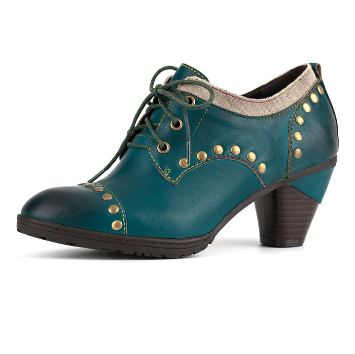 Olexa | Women's Studded Oxford Heels