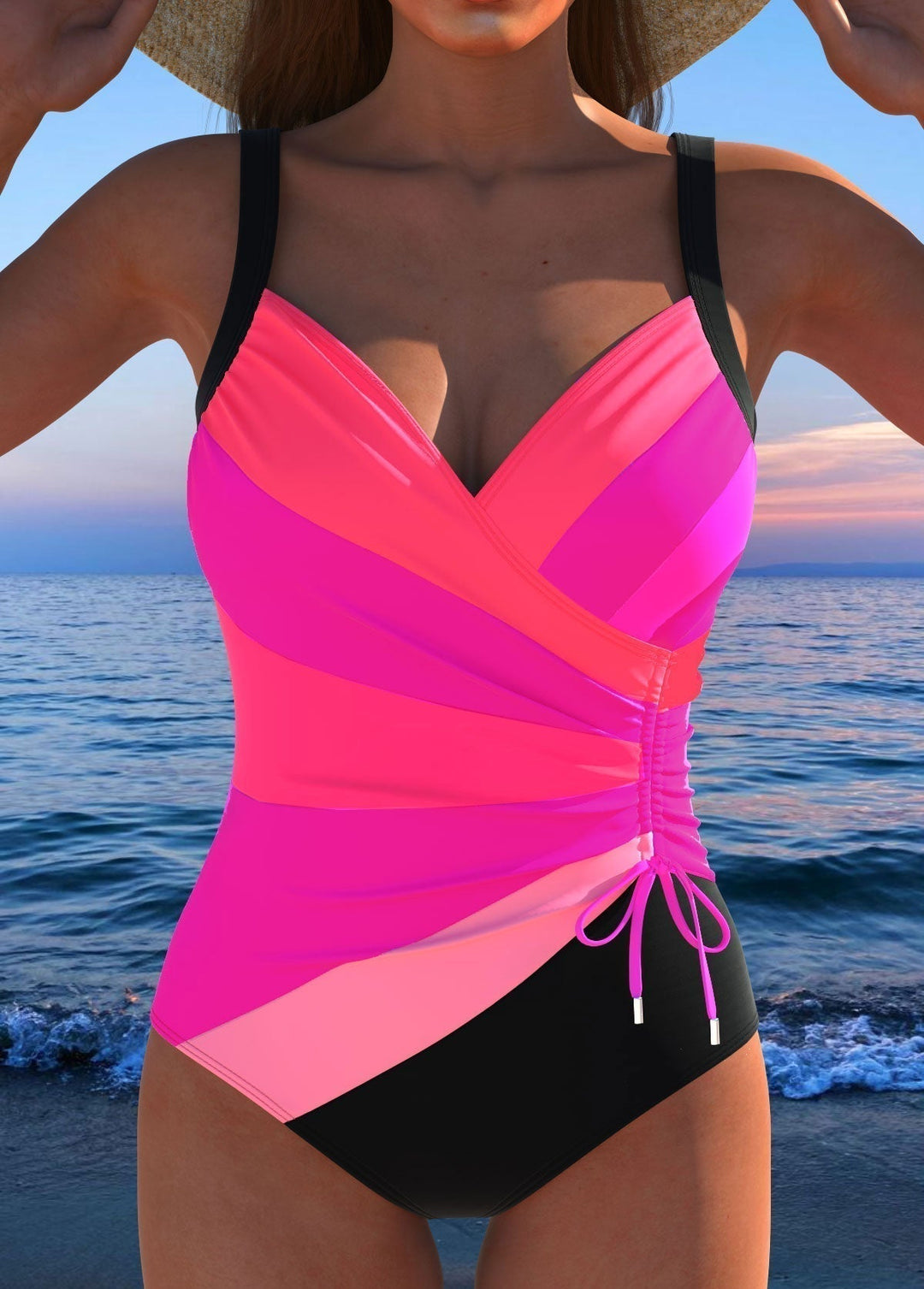 Éloria – A stylish swimsuit with a colourful print