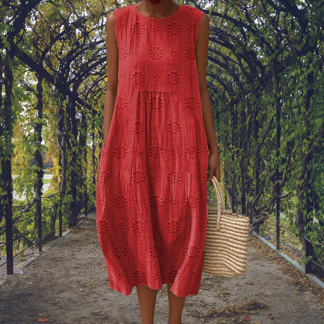 Ginevra™ | Women's Sleeveless Pocket Maxi Dress