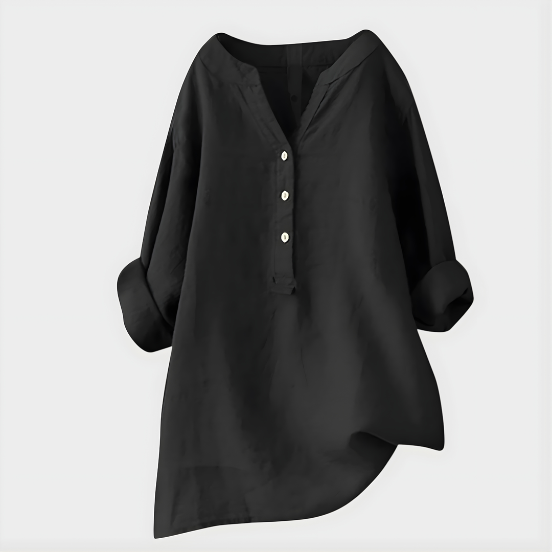 Orindelle | Elegant V-Neck Blouse