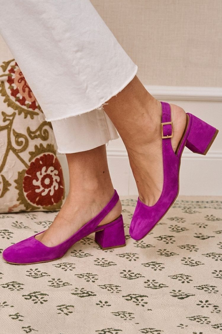Rica™ | Women's Square-Toe Slingback Block Heels