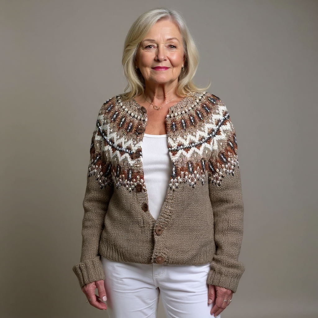 Nessa Vintage Knit Cardigan