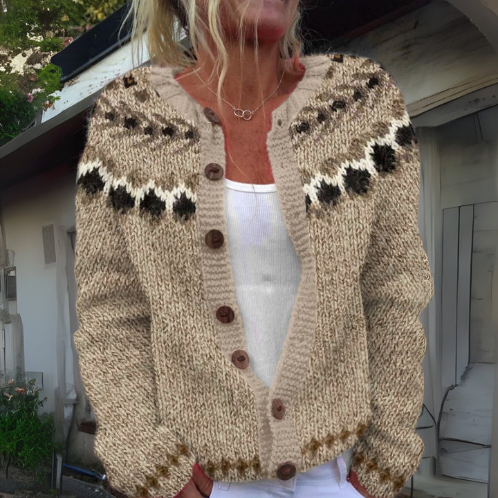 Kaja Folk Knit Cardigan