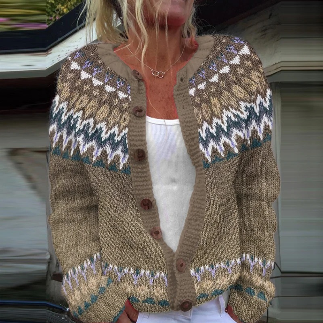 Kirsa Vintage Knit Cardigan