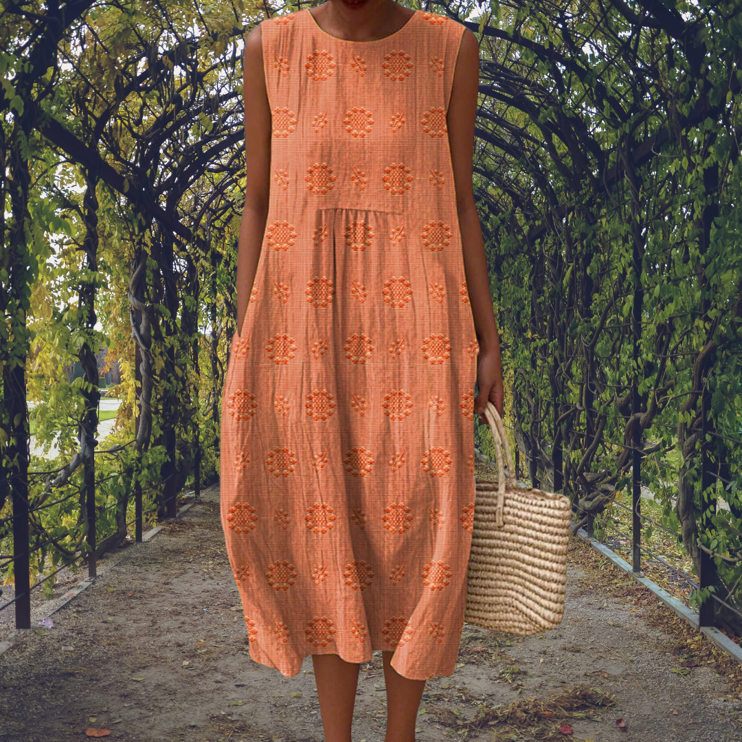 Ginevra™ | Women's Sleeveless Pocket Maxi Dress