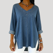 CHELSY – DENIM TOP