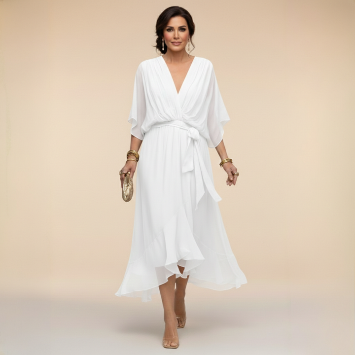 Opal™ | Women's V-Neck Midi Dress