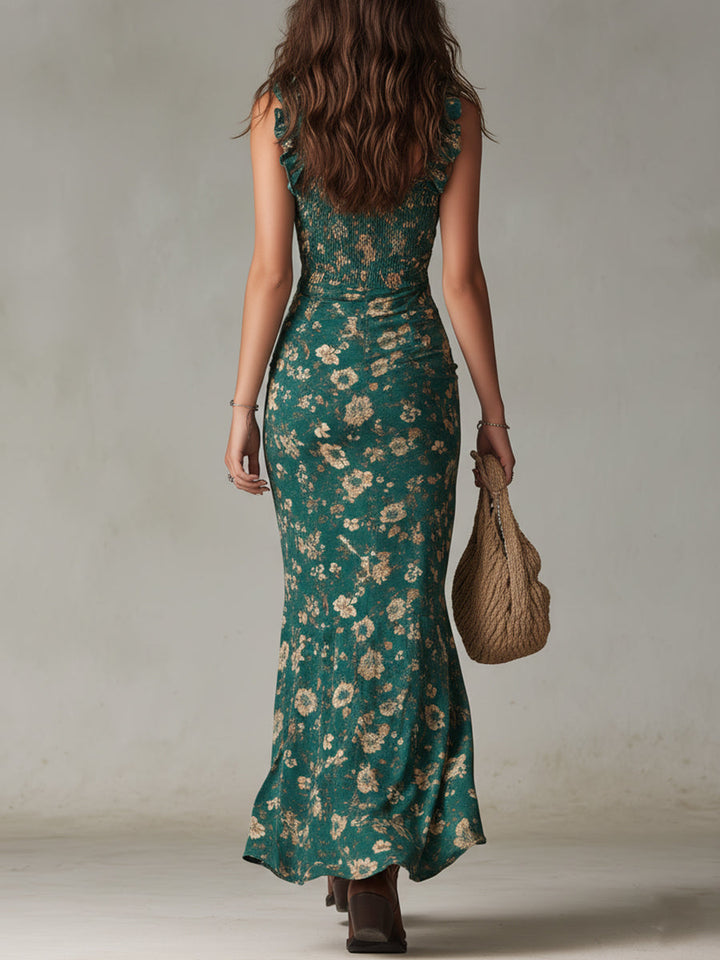 Mayfair™ | Women's Retro Print Midi Dress
