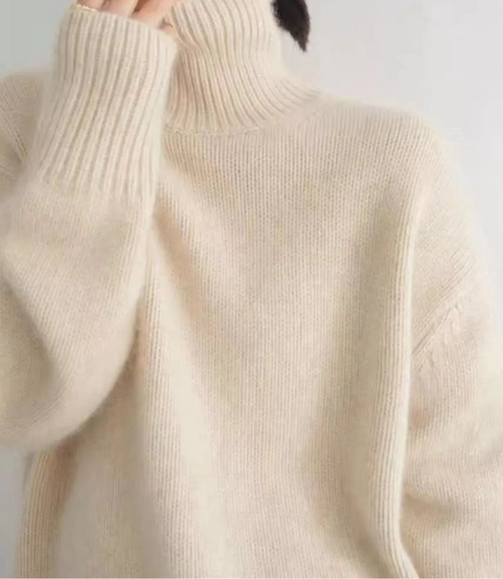 Scarlett | Turtleneck Dropped Shoulder Sweater