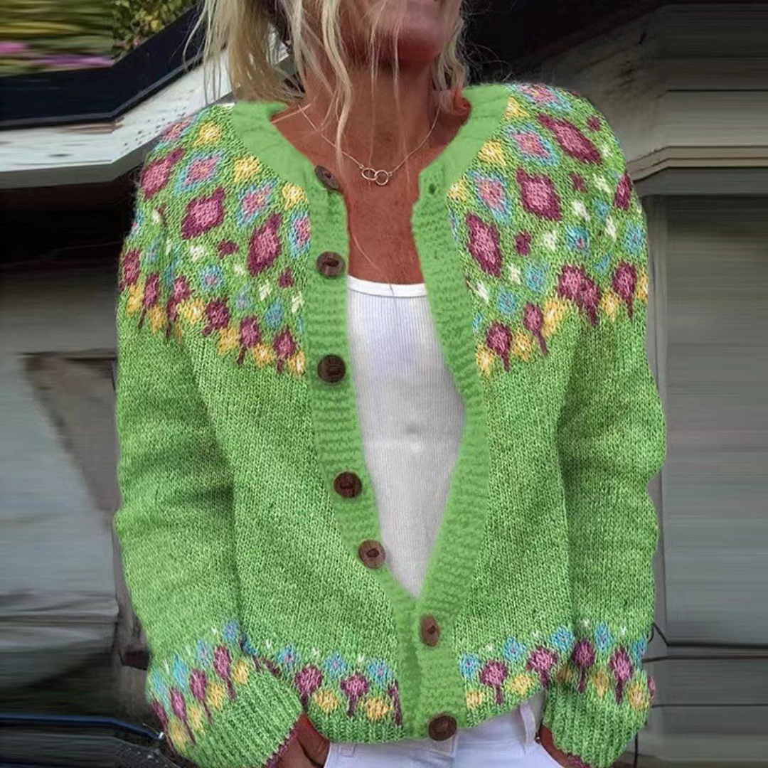 Silje Nordic Knit Cardigan