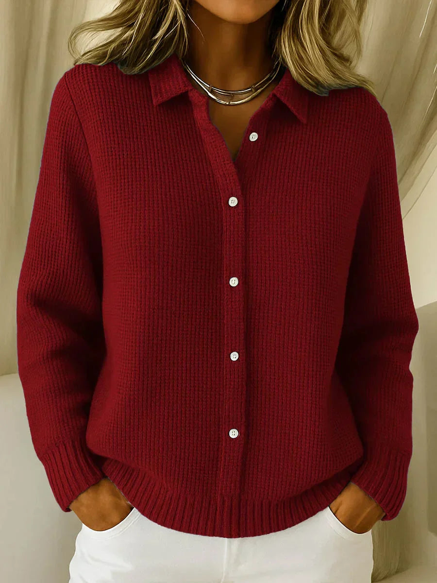 Katrina™ | Textured Knit Button Cardigan