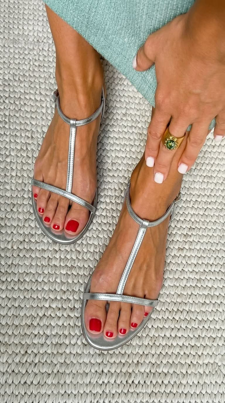 Bianca™| Sandales Dorées Été