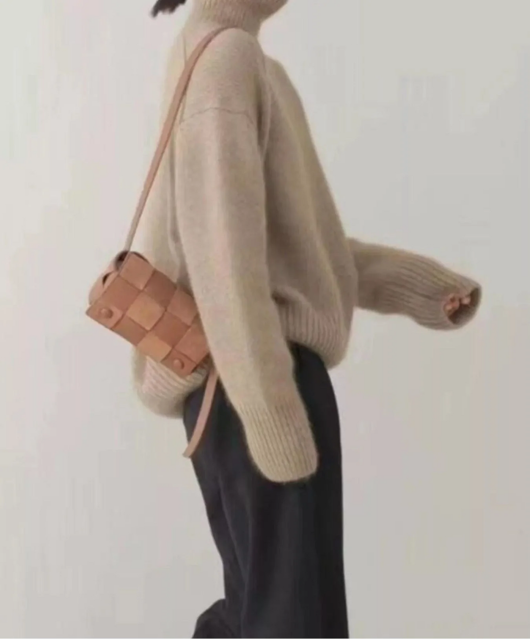Scarlett | Turtleneck Dropped Shoulder Sweater