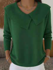 Sunnora™ | Sweater with Collar