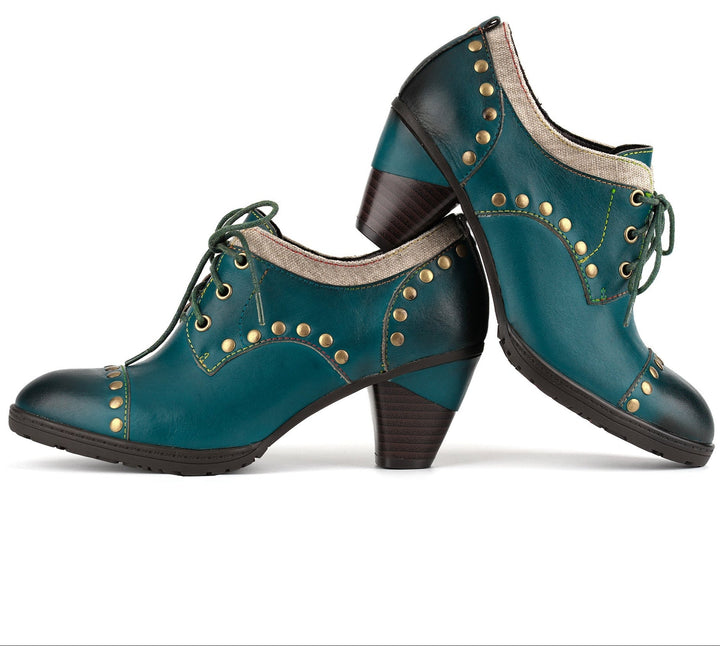 Olexa | Women's Studded Oxford Heels