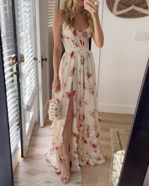 Scarlett™ | Women's Floral V-Neck Dress