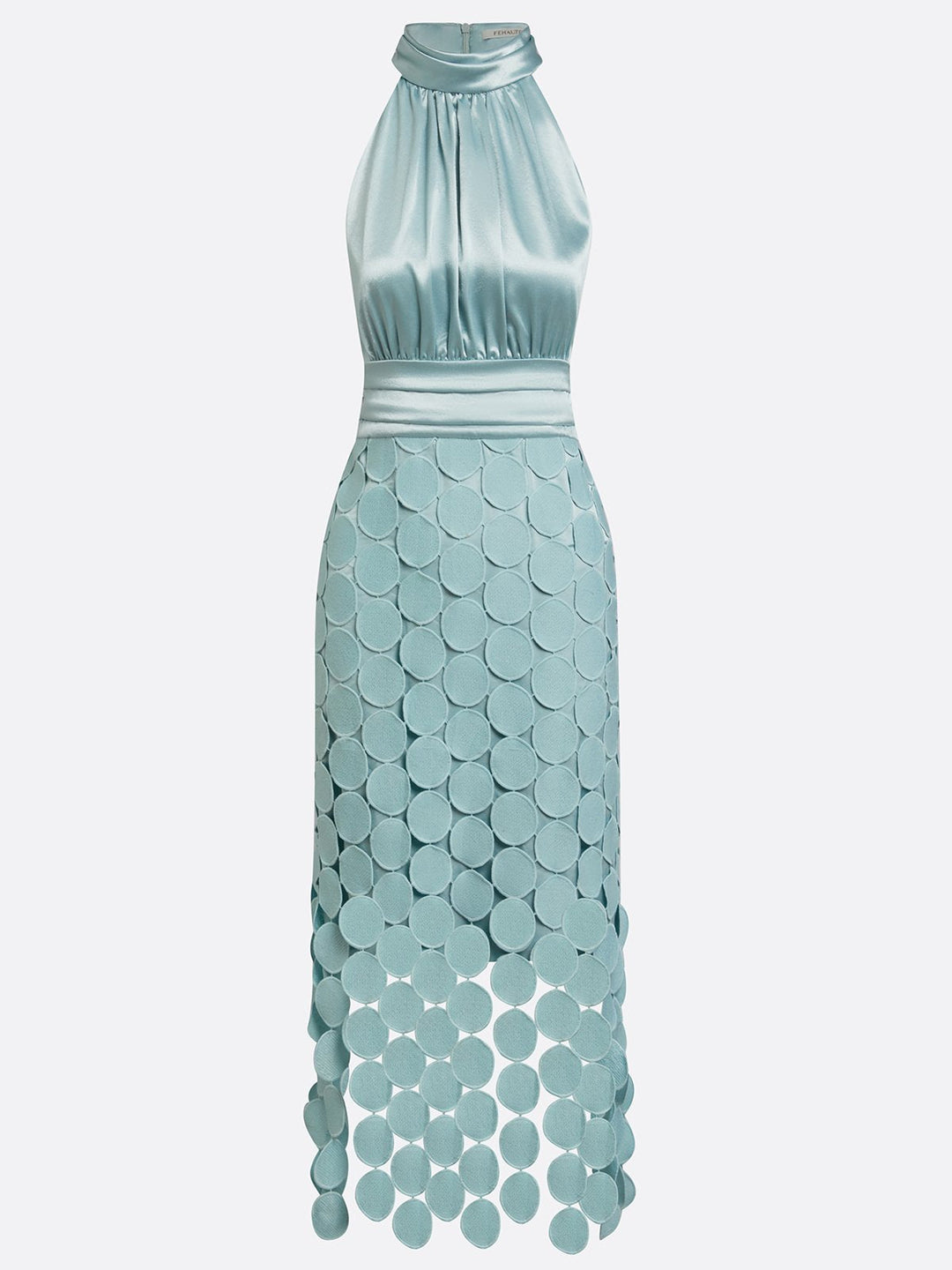 Celina | Elegant Halter Midi Dress
