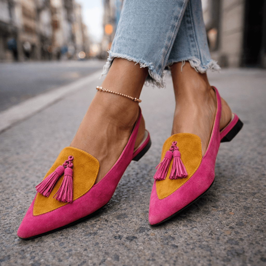 Eliza™ | Women's Tassel Strap Flat Sandals