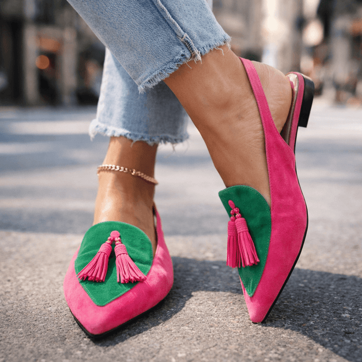 Eliza™ | Women's Tassel Strap Flat Sandals