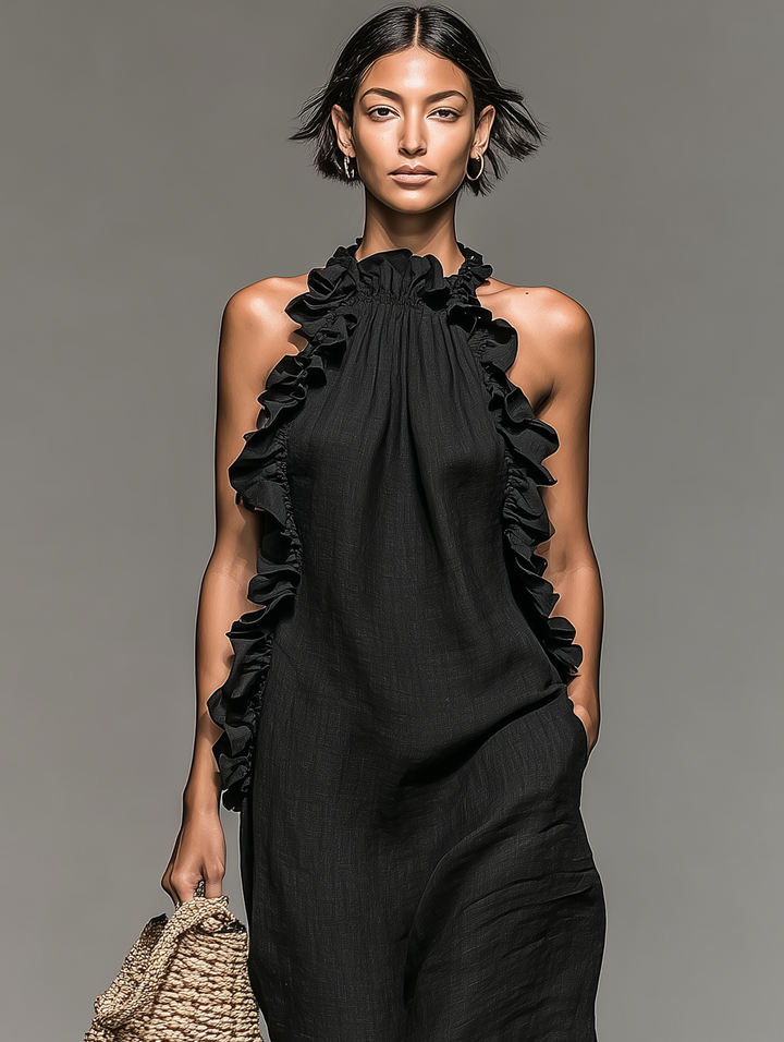 Lua™ | Women's Sleeveless Maxi Dress with Pockets
