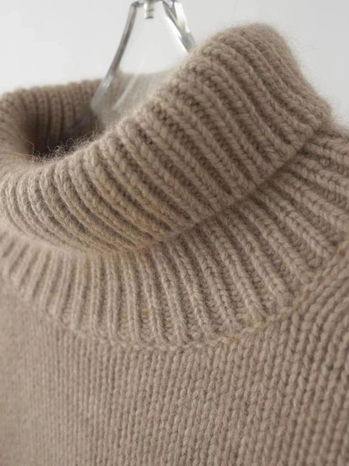 Scarlett | Turtleneck Dropped Shoulder Sweater
