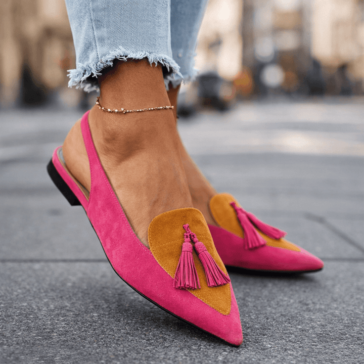 Eliza™ | Women's Tassel Strap Flat Sandals