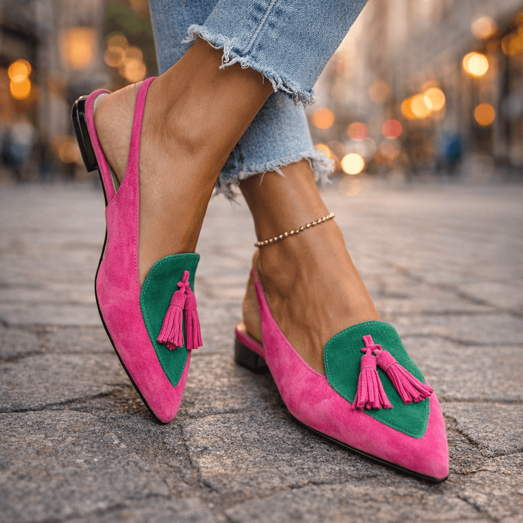 Eliza™ | Women's Tassel Strap Flat Sandals