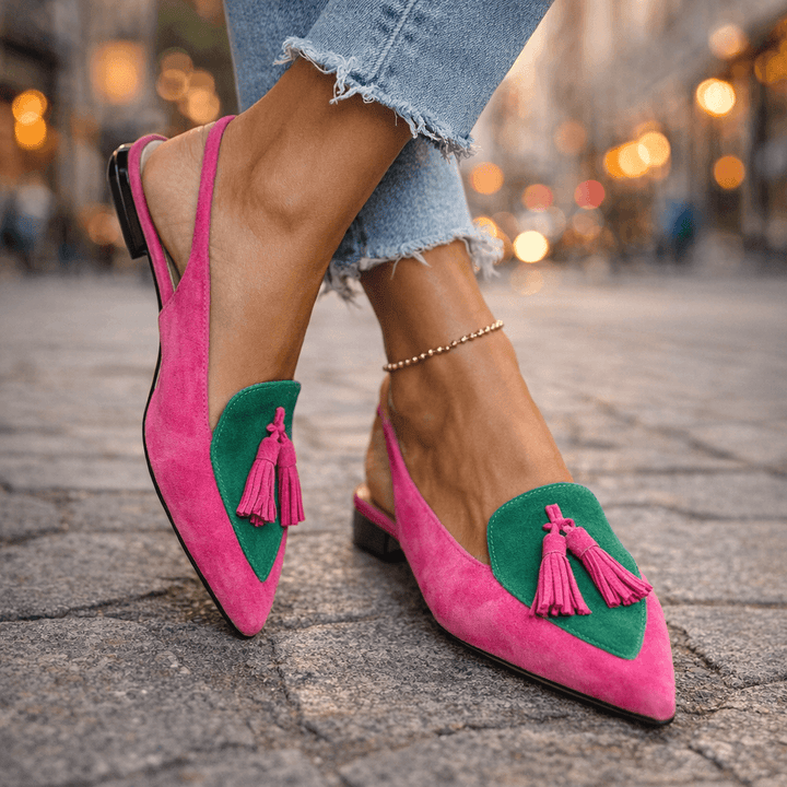 Eliza™ | Women's Tassel Strap Flat Sandals
