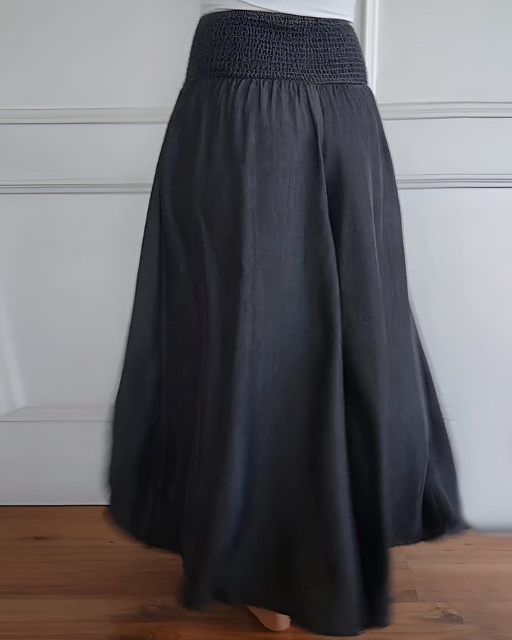 Lorraine™ | Women's Elastic Waist Wide-Leg Trousers