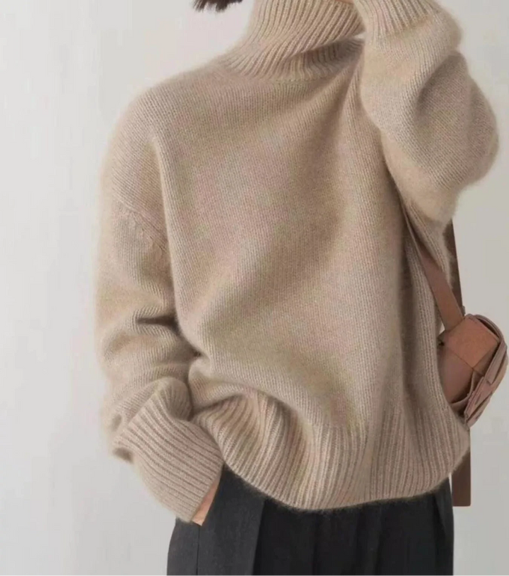 Scarlett | Turtleneck Dropped Shoulder Sweater
