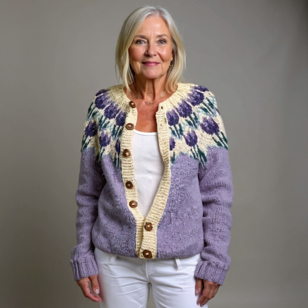Nell Folk Knit Cardigan