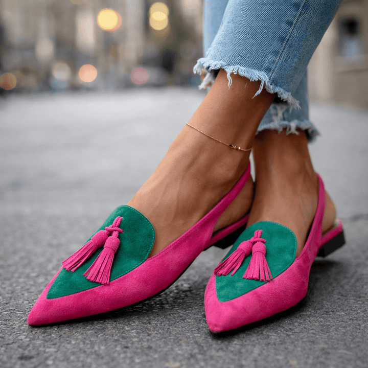 Eliza™ | Women's Tassel Strap Flat Sandals