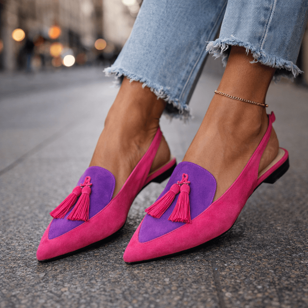 Eliza™ | Women's Tassel Strap Flat Sandals