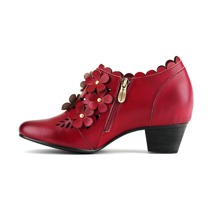 Delfina™ | Women's Floral Cut-Out Bootie Pumps
