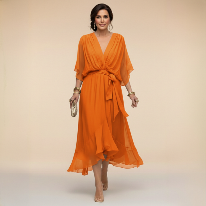 Opal™ | Women's V-Neck Midi Dress