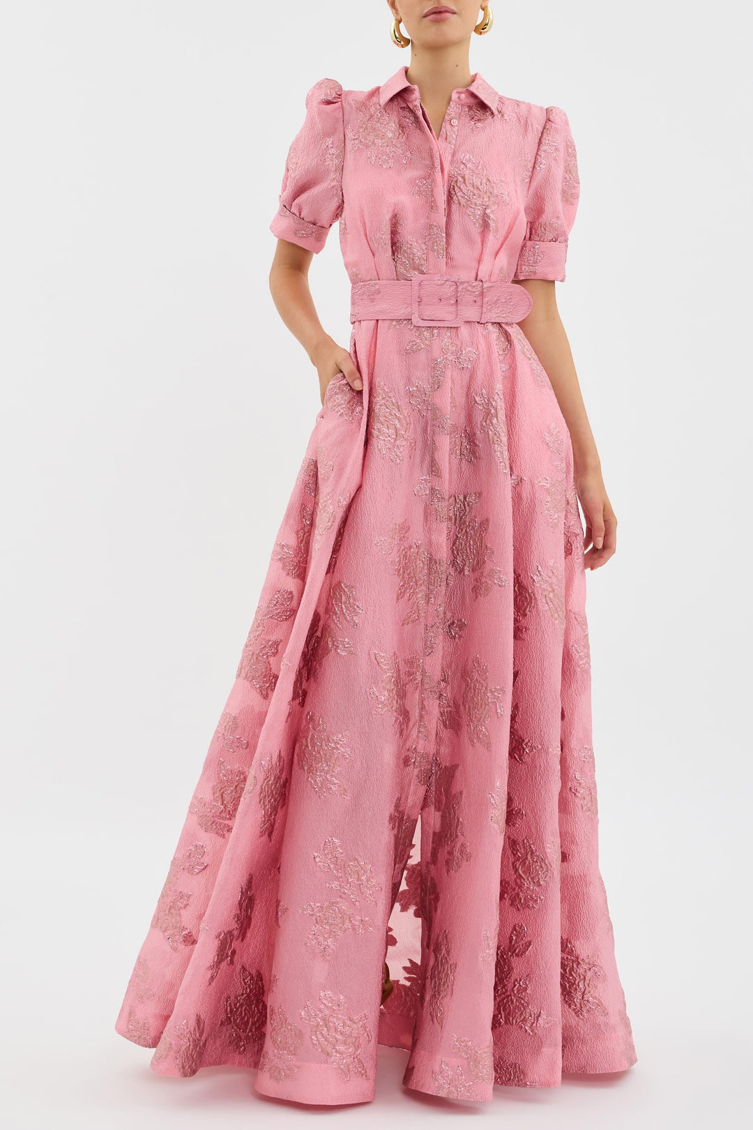 Olivia | Dress with Short Puffed Sleeves