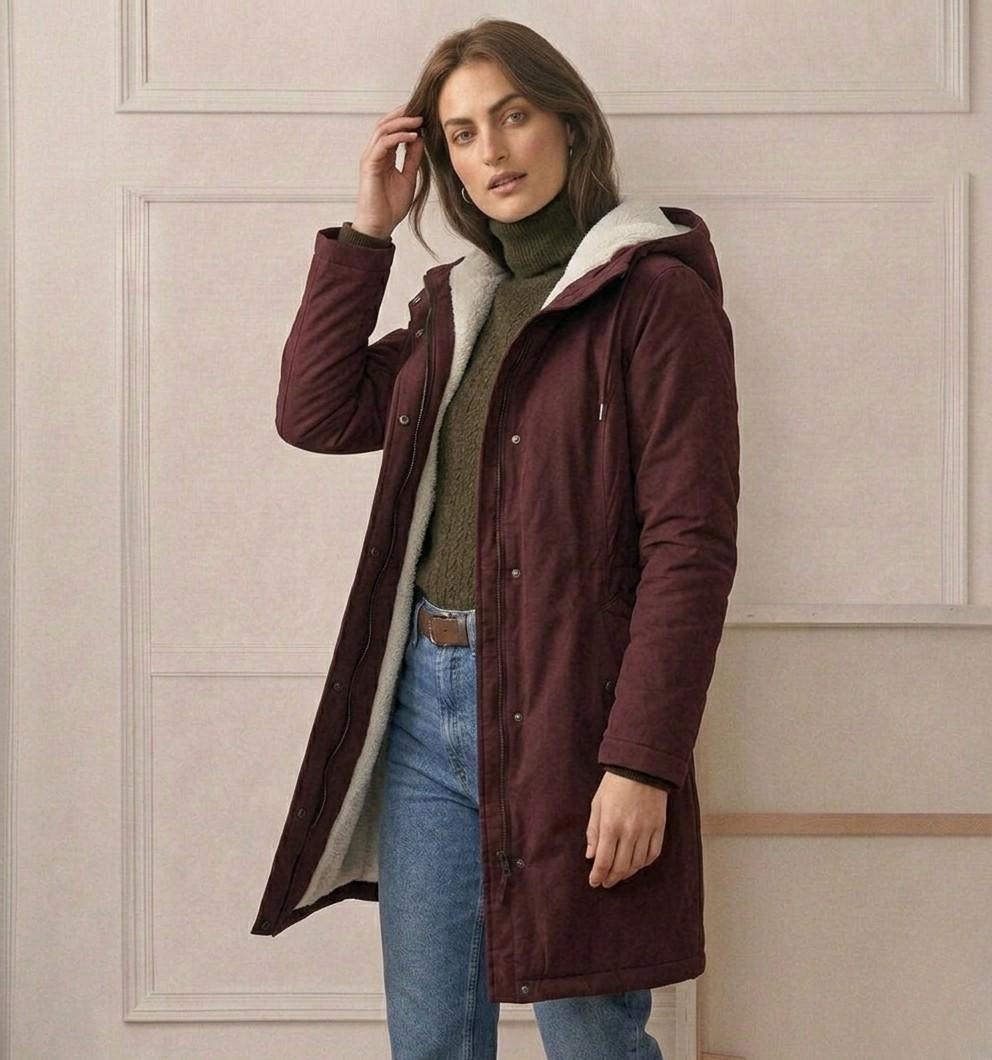 Rosamund Cozy Hooded Weatherproof Coat