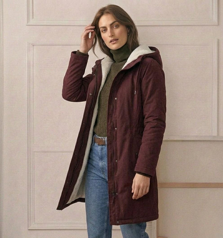 Minerva Cozy Hooded Weatherproof Coat