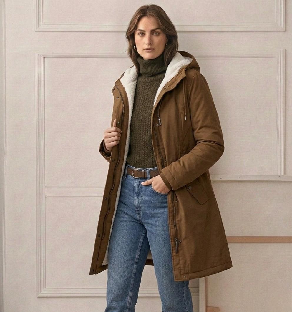 Vexley Cozy Hooded Weatherproof Coat