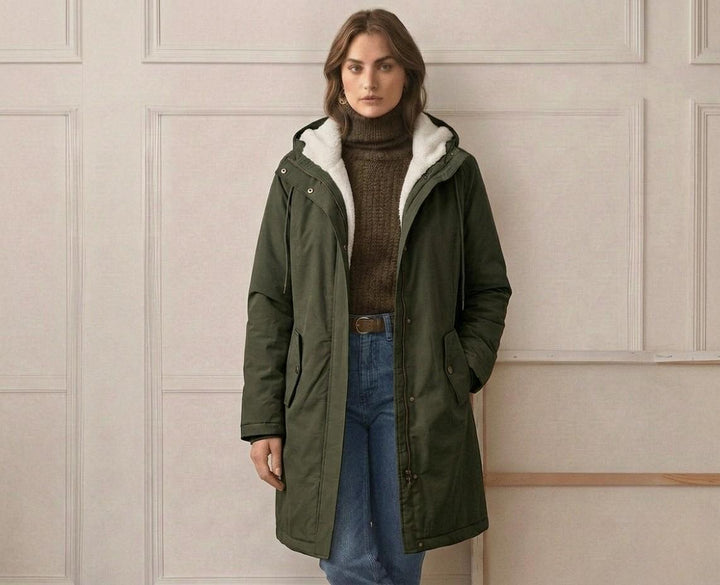 Minerva Cozy Hooded Weatherproof Coat