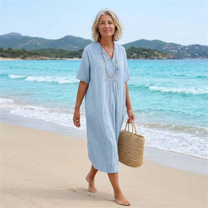 Silvana™ | Women's Relaxed Textured Maxi Dress