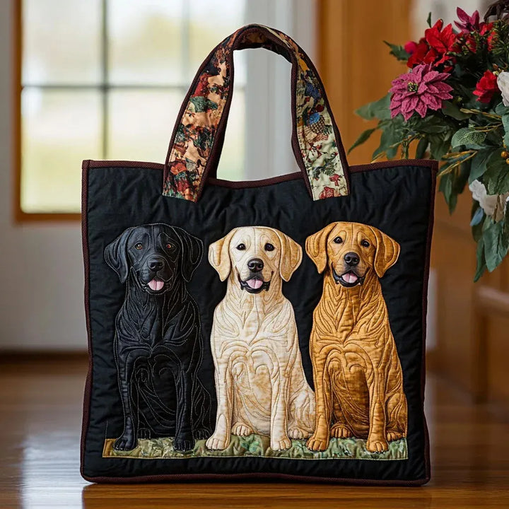 Borsa Artigianale tre Labrador – Idea Regalo