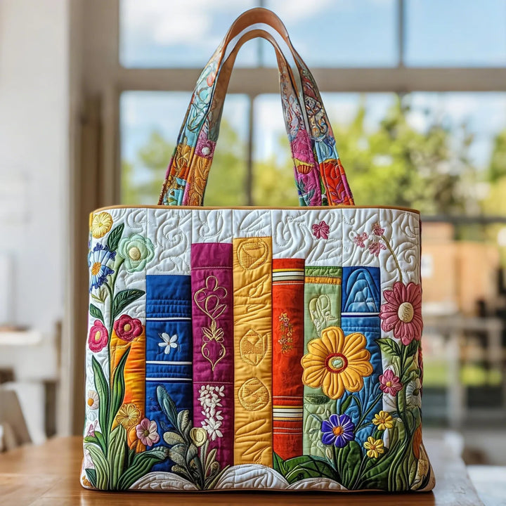 Borsa Artigianale biblioteca fiorita – Due Misure