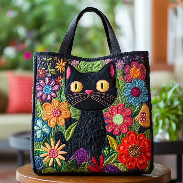 Borsa Artigianale gatta nera – Idea Regalo