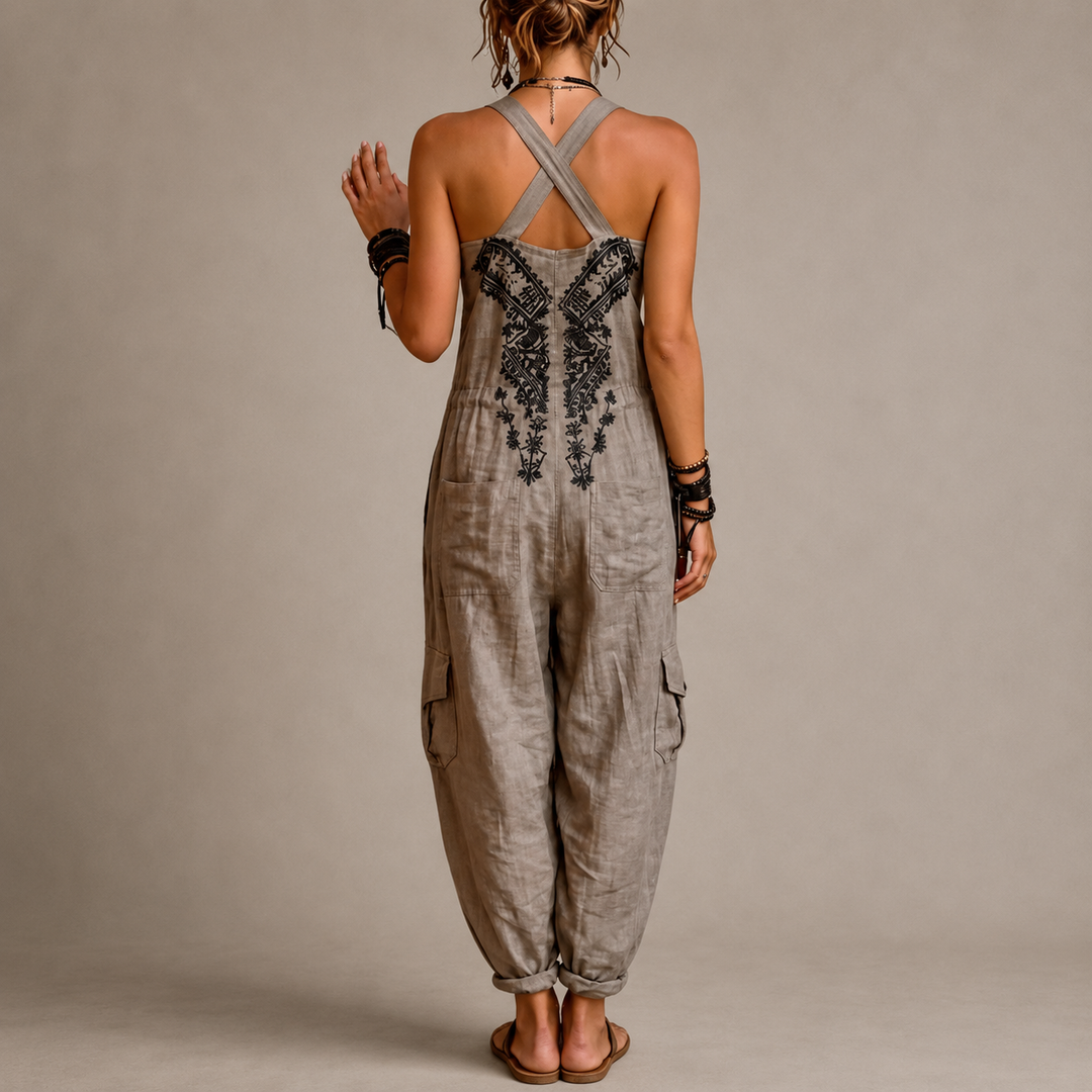 Astrid™ | Women's Embroidered Relaxed Jumpsuit