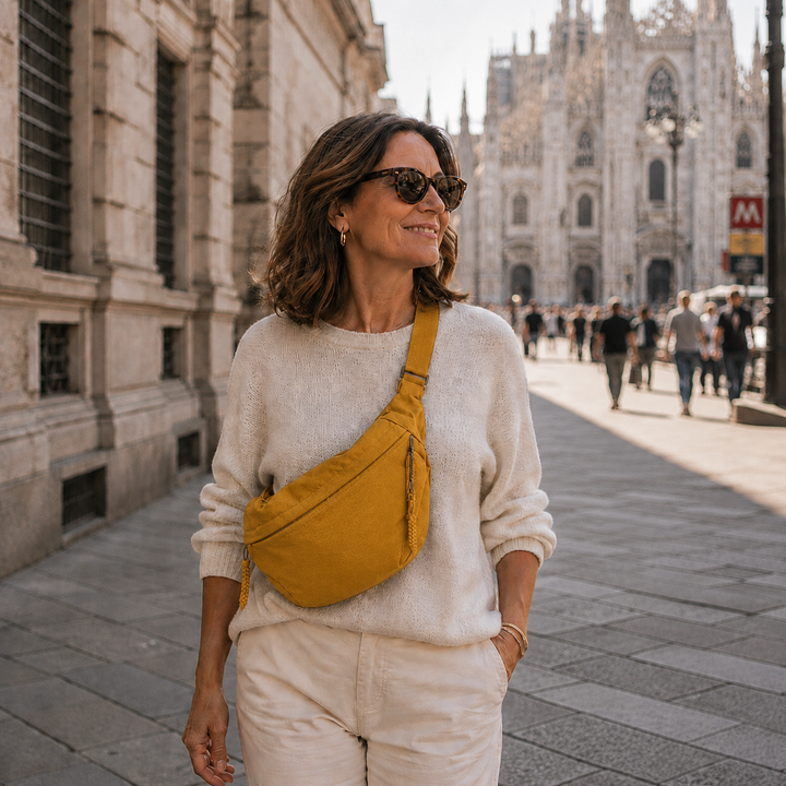 Luce | Borsa a Spalla Ocra