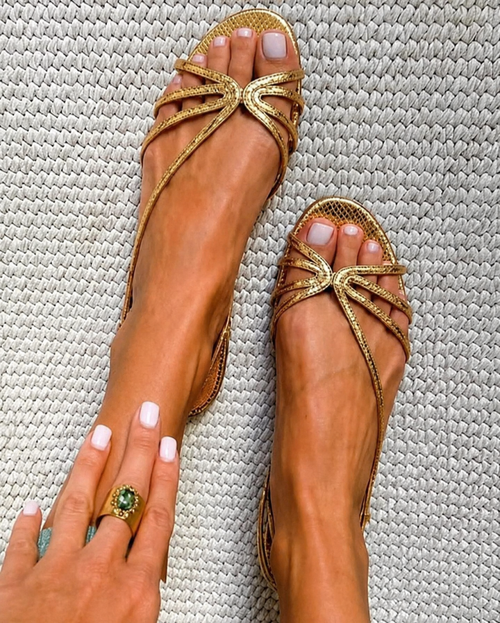 Camille™ | Women's Metallic-Inspired Sandals